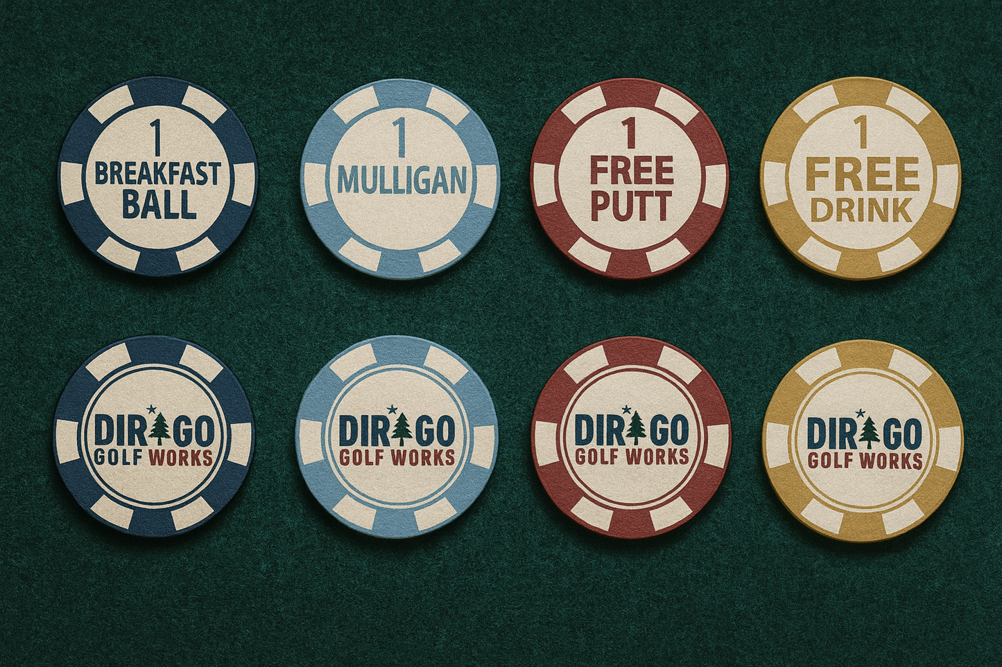 Poker Chip Ball Marker