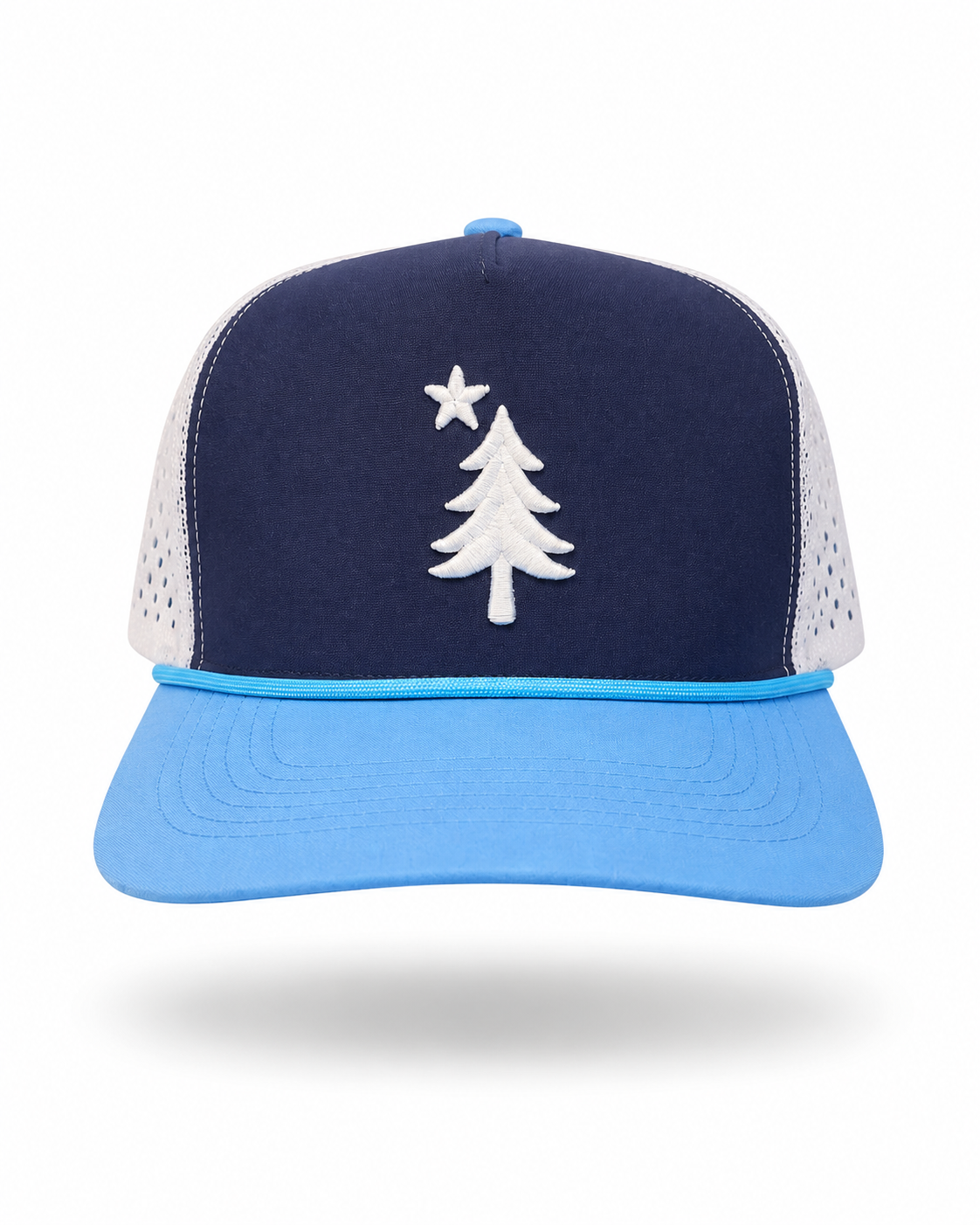 The Croix – Dirigo Golf Works Performance Cap (Navy / Blue / Gray)