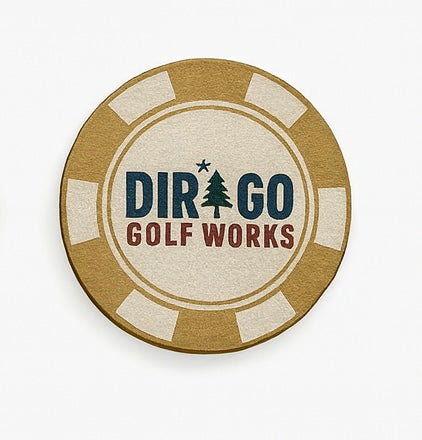 Dirigo Golf Works Poker Chip Ball Marker