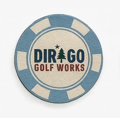 Dirigo Golf Works Poker Chip Ball Marker