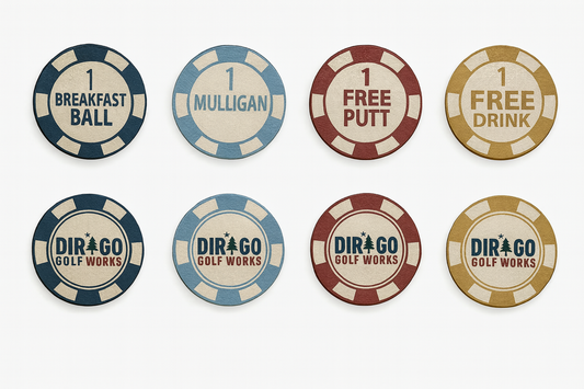 Dirigo Golf Works Poker Chip Ball Marker