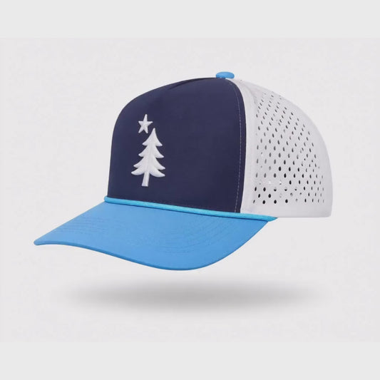 The Croix – Dirigo Golf Works Performance Cap (Navy / Blue / Gray)